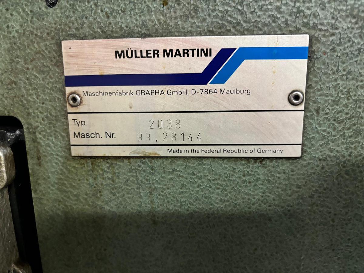 Used 20" MULLER MARTINI PROGRESS 520 ROTARY PRESS