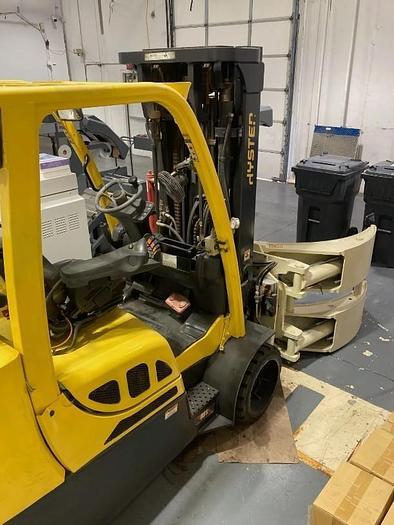 Used 12,000 POUND HYSTER S120FTPRS PAPER ROLL CLAMP TRUCK WITH 72" CLAMP-PENDING SALE