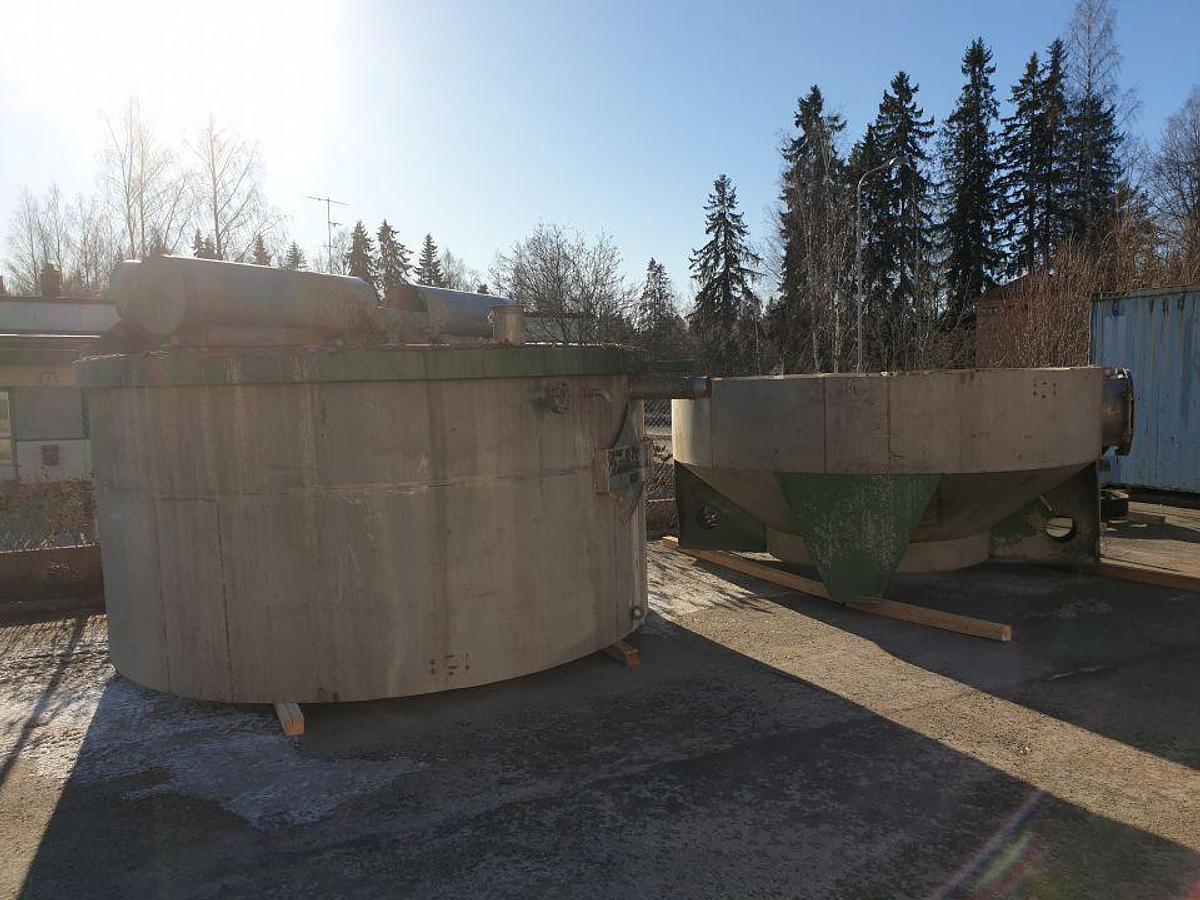 Used JYLHAVAARA LOW CONSISTENCY PULPER MODEL JP32A A-19296 120-200TPD