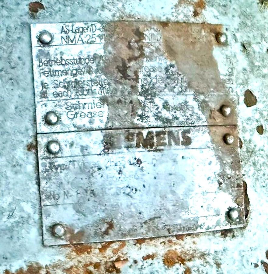 Used SIEMENS ELMO-F LIQUID-RING VACUUM PUMP