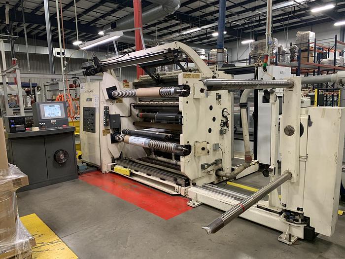 Used 2004 TITAN SR7 DUPLEX CANTILEVERED SLITTER REWINDER