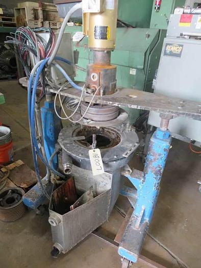 Used 1999 PTI pelletizing line with model TS4500 4.5″ 30:1 L/D extruder