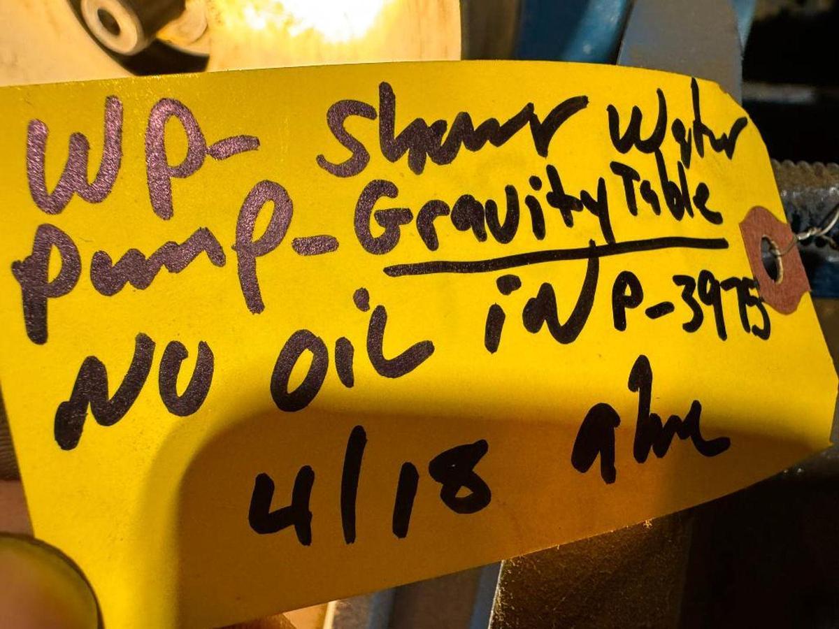 Used GOULDS 3196 MTX POWER END PULLOUT PUMP PART 2X3-13 STAINLESS STEEL