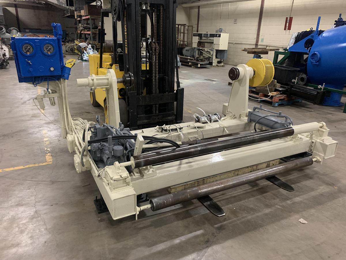 Used LEMBO 60" WIDE SHAFTLESS FLOOR PICK UP 50" DIA. UNWIND STAND