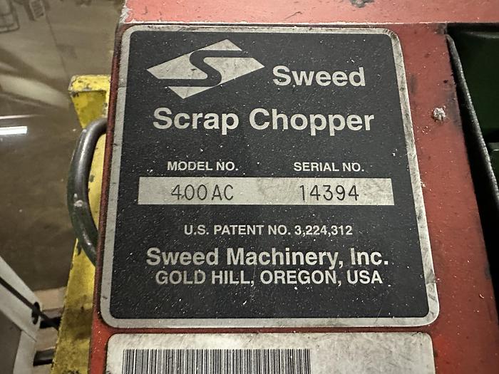 Used SWEED MACHINERY INC. 400AC SCRAP CHOPPER