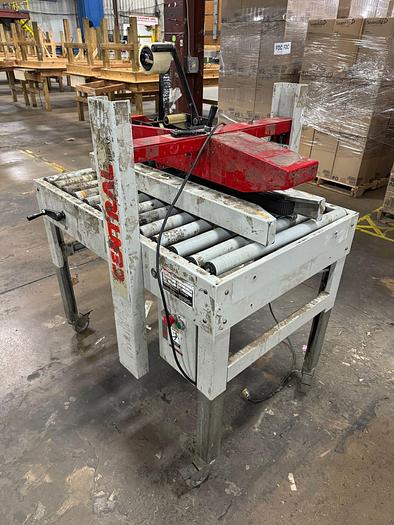 Used CENTRAL CP-322U CASE TAPER CARTON SEALER SYSTEM