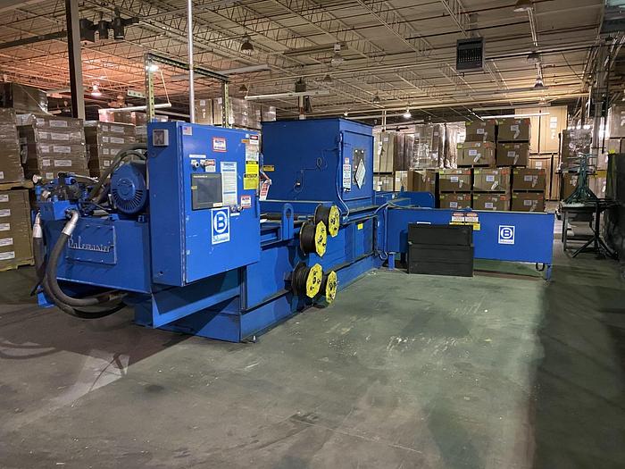 Used BALEMASTER EO-650 25HP HORIZONTAL BALER WITH AUTO TIE