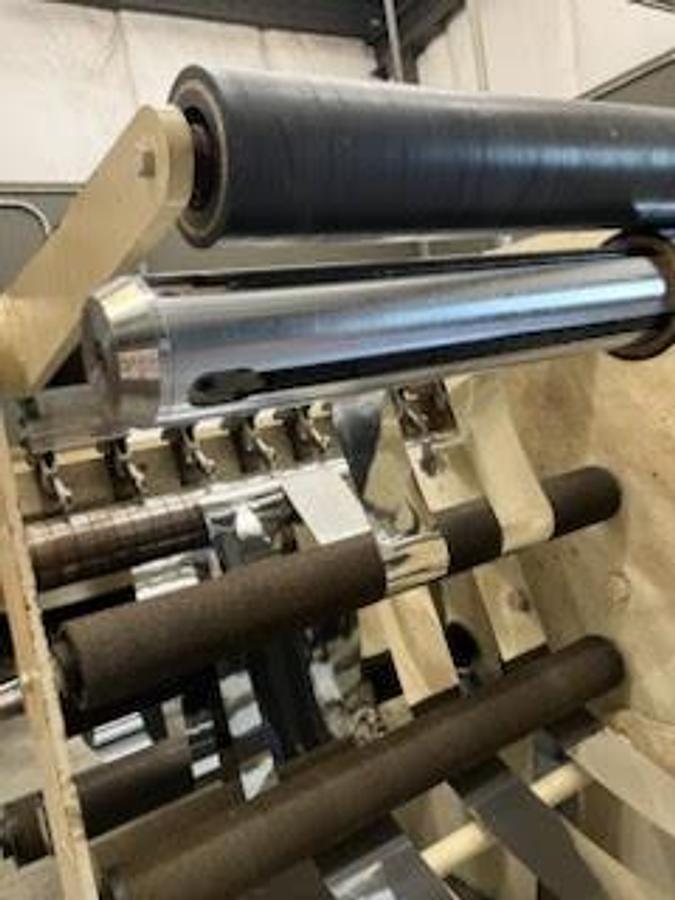 Used 30" WIDE STANFORD MODEL 638 CANTILEVEREDd DUPLEX SLITTER REWINDER