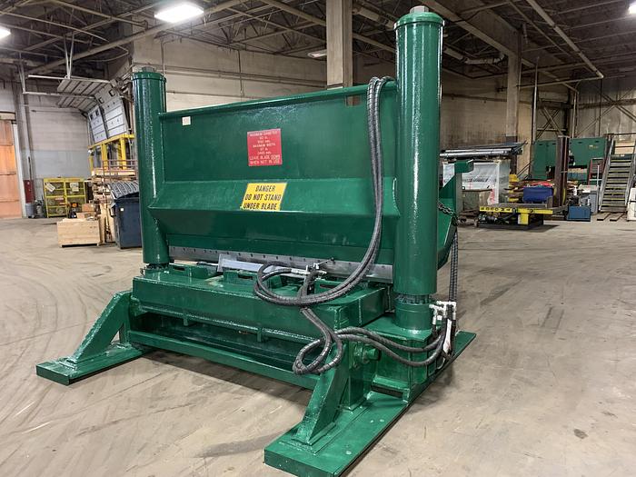 Used 97" WIDE BLACK CLAWSON ROLL SPLITTER 60" DIAMETER