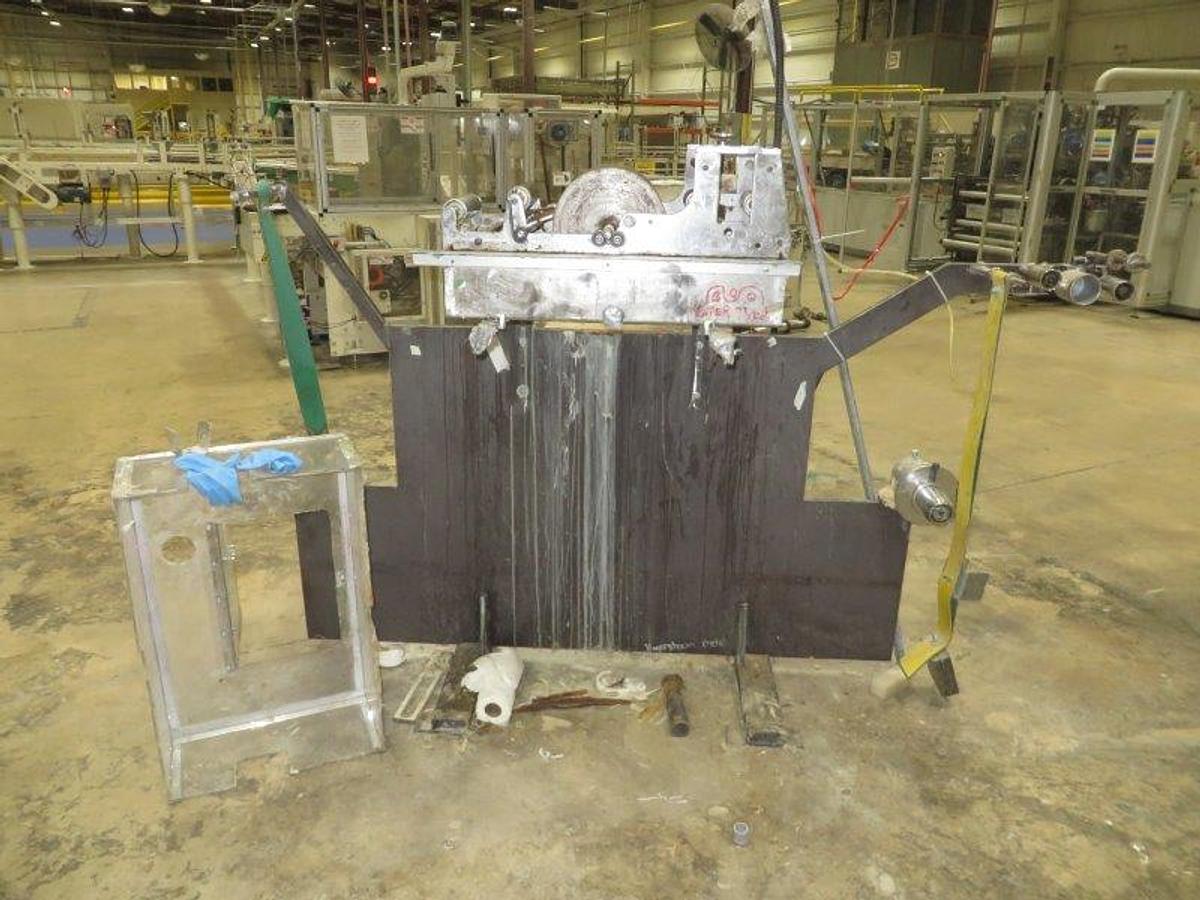 Used 2005 PERINI SINCRO 5.0 106" BRT REWINDING LINE WITH 2 LANE PERINI LOG SAW