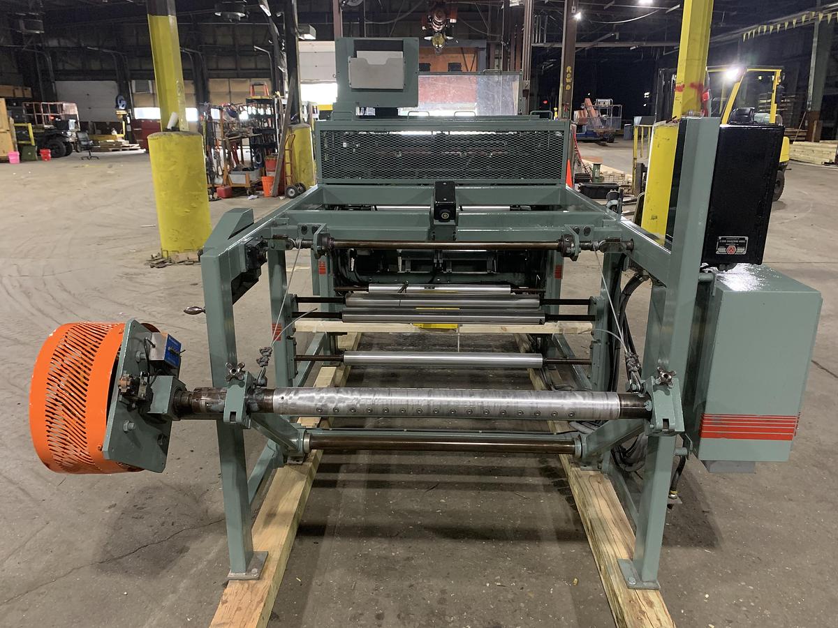 Used 30" WIDE ELSNER MODEL MPR 30 CANTILIVERED SLITTER REWINDER