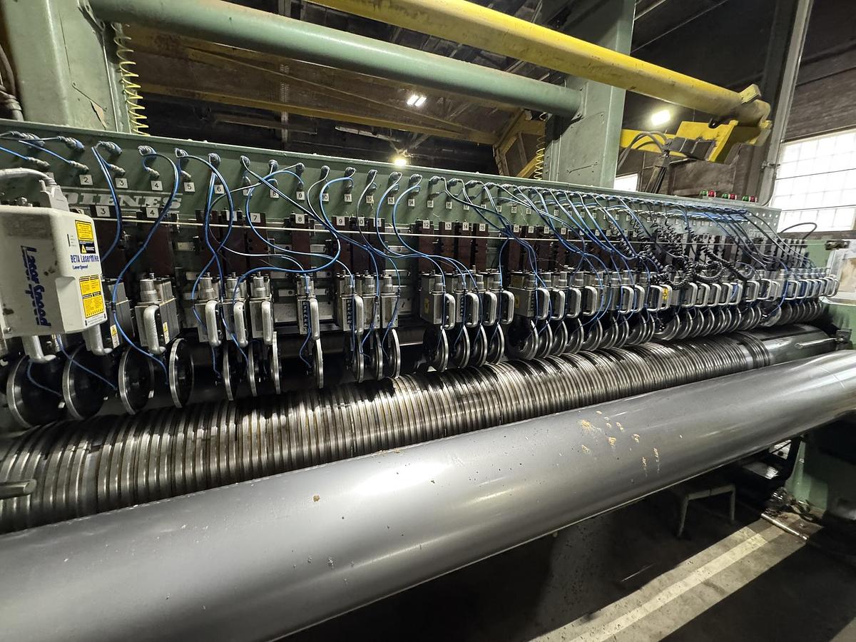 Used 110" (2.8M) VOITH FOURDRINIER PAPER MACHINE (LBM) MFG 2001 LINERBOARD / TUBE & CORE – TANDEM NIPCOFLEX SHOE PRESSES - 72"(1.8M) DIAMETER DRYERS