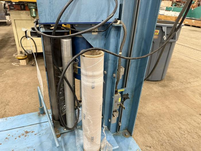 Used COUSINS MODEL HP2100 SEMI-AUTOMATIC PALLET WRAPPER