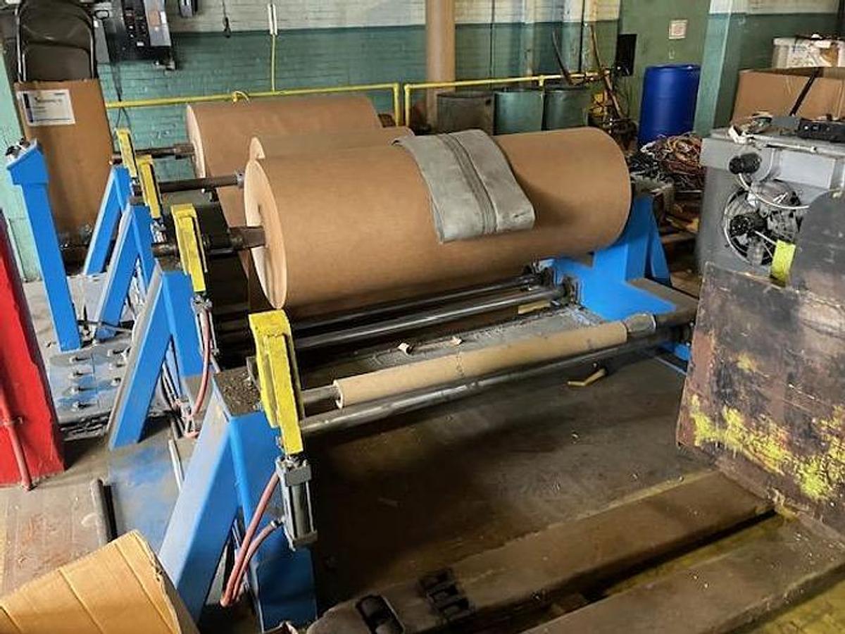 Used 65" WIDE ROLL WRAPPER KRAFT PAPER