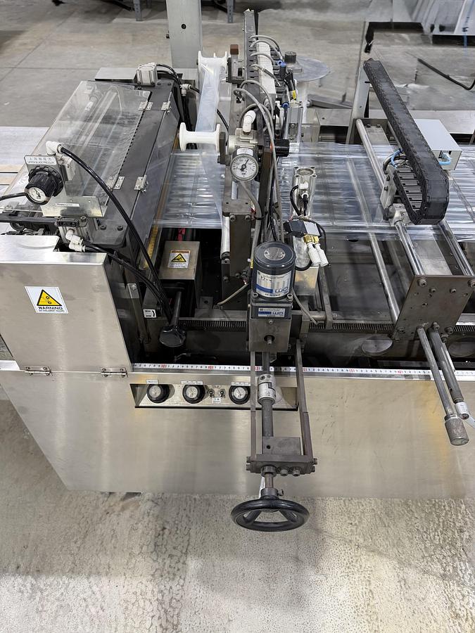 Used TOTANI MACHINE MODEL BH-60DLC 3 SIDE SEAL POUCH MACHINE - REFURBISHED AND RUNNING