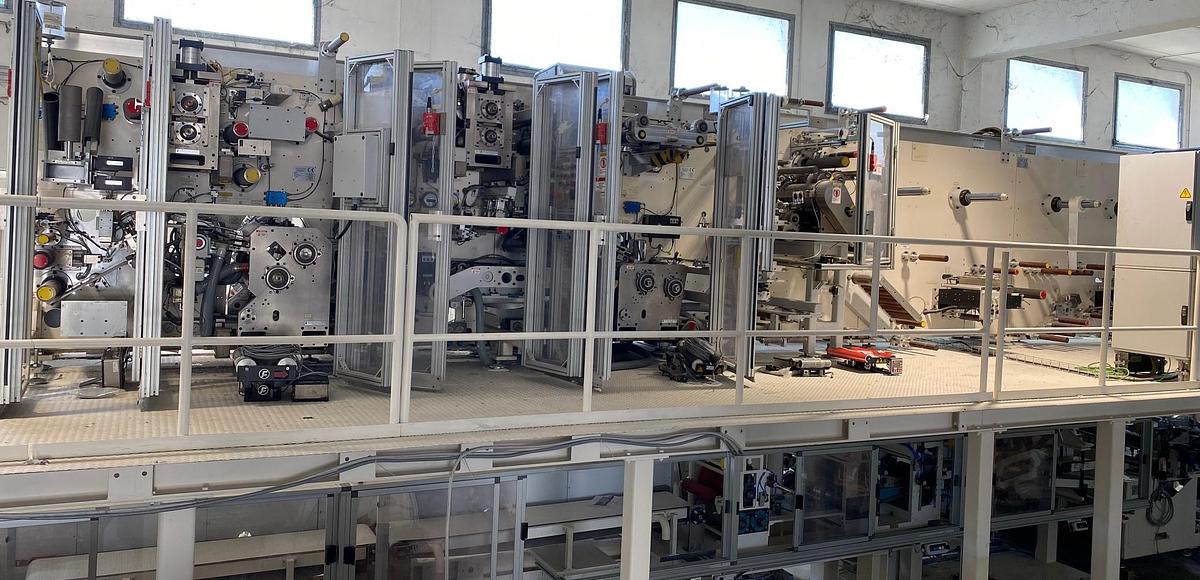 Used JOA TRADITIONAL BABY DIAPER LINE COMPLETE DRIVE UPGRADE AND REBUILD WITH ABB COMPONENTS IN 2024