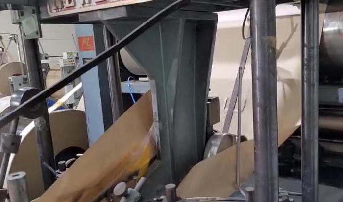 Used NEWLONG MODEL 177T + 506TH SOS PAPER BAG MACHINE WITH PAPER HANDLES