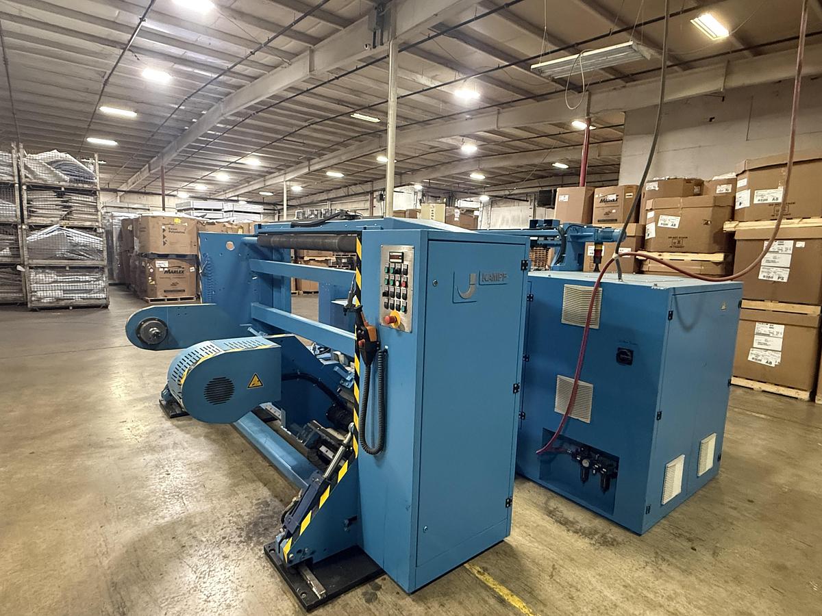 Used 65" WIDE KAMPF STARSLIT DUPLEX SLITTER REWINDER - MANUFACTURED 2011