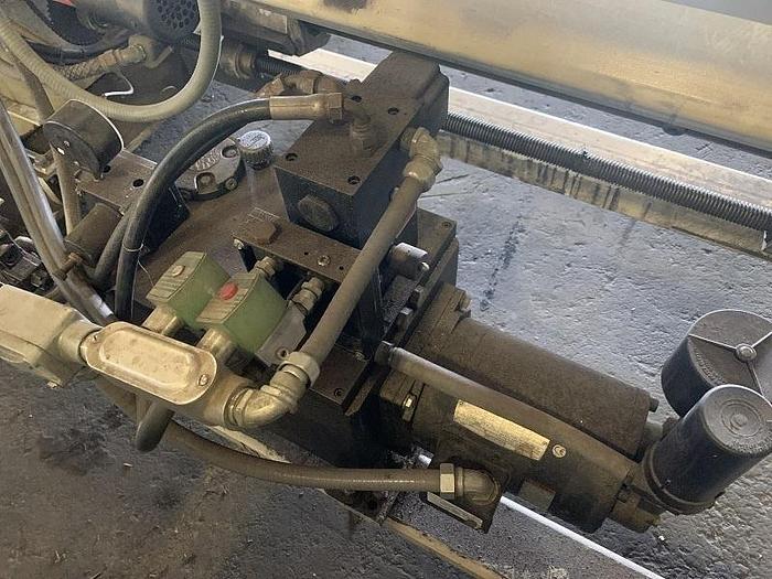 Used 64" WIDE DUSENBERY MODEL 835-24 DUPELX CANTILEVERED SLITTER REWINDER