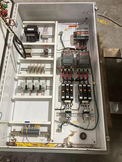 Used SHRED-TECH ST75E DUAL SHAFT SHREDDER WITH TWO 40 HP MOTORS