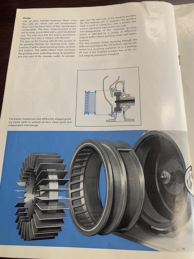 Used ALPINE ULTRAPLEX 500 UP CROSS FLOW HAMMER MILL