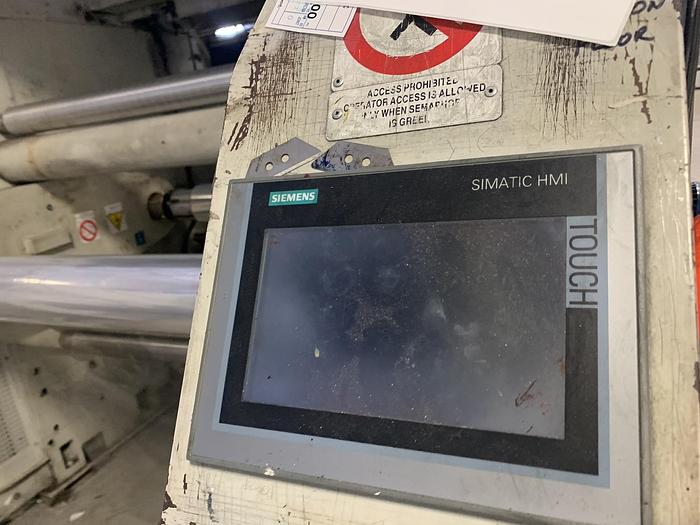 Used 40" ROTOMEC MODEL RS 4003 10 COLOR ROTOGRAVURE PRESS (SOLVENT INK) MFG. 2006