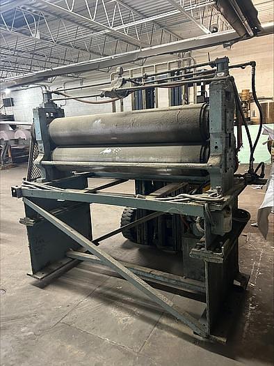 Used 62" WIDE EMBOSSER STATION - NO UNWIND OR REWIND