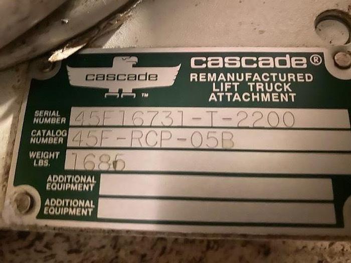 Used CASCADE MODEL 45F-RCP-05B 60" DIAMETER ROLL CLAMP