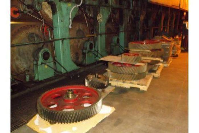 Used 183" FACE ALLIS CHALMERS DRYER CAN SECTION 100 PSI (38 DRYER CANS)