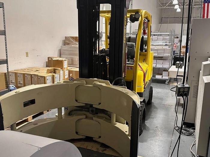 Used 12,000 POUND HYSTER S120FTPRS PAPER ROLL CLAMP TRUCK WITH 72" CLAMP-PENDING SALE