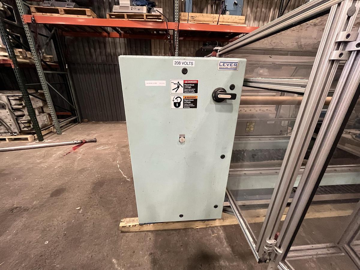 Used LEVER AUTOMATIC SINGLE KNIFE BALONEY CUTTER 16" DIAMETER 