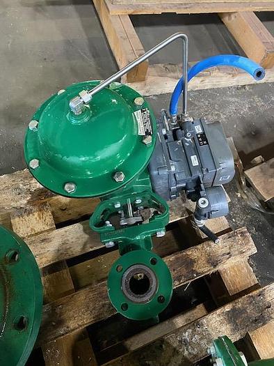 Used FISHER CONTROL VALVE ACTUATOR SIZE 1 BODY SIZE