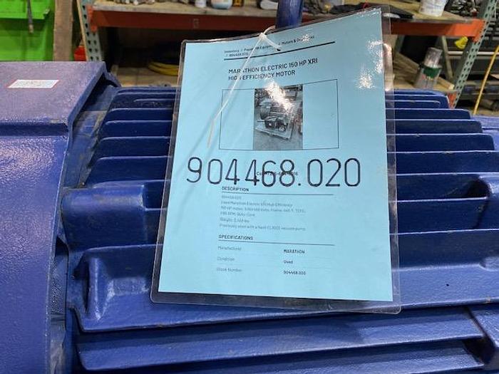 Used MARATHON ELECTRIC 150 HP XRI HIGH EFFICIENCY MOTOR