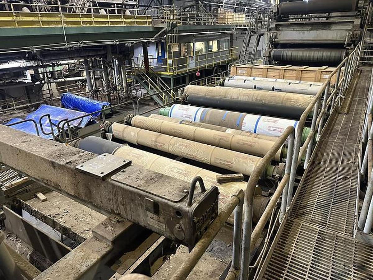Used 110" (2.794mm) VOITH FOURDRINIER PAPER MACHINE MANUFACTURED 2002