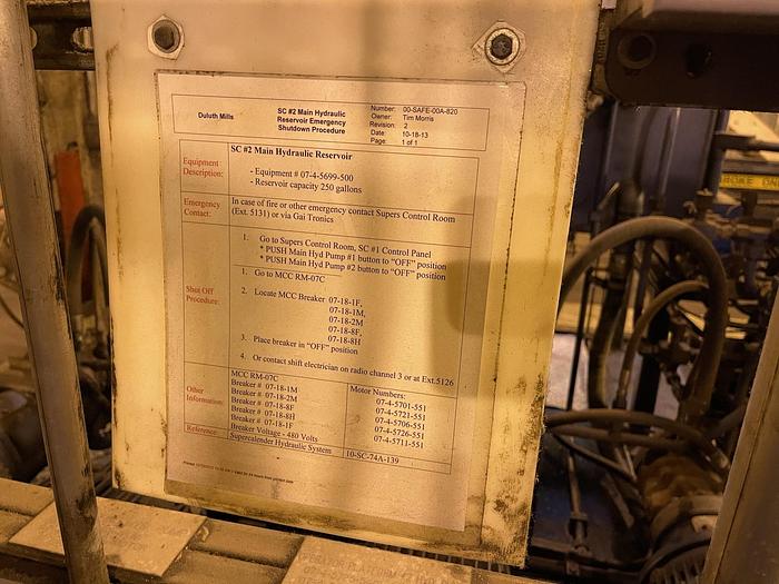 Used MOBIL HYDRAULIC OIL GEAR