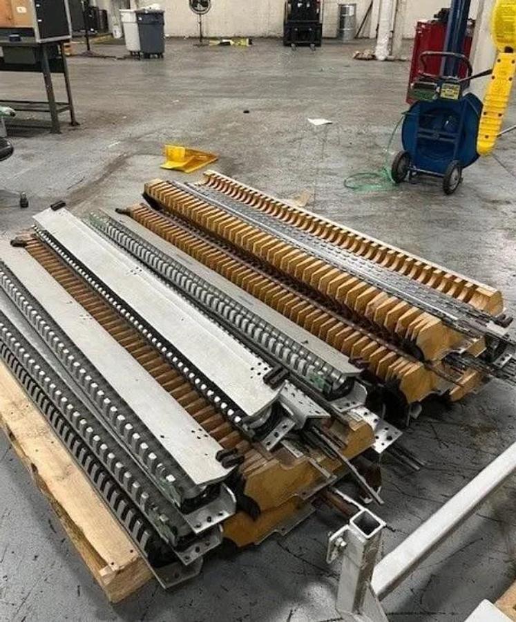 Used 55" WIDE CATBRIDGE DUPLEX TURRET SLITTER REWINDER WITH CORE LOADING - MFG 2018