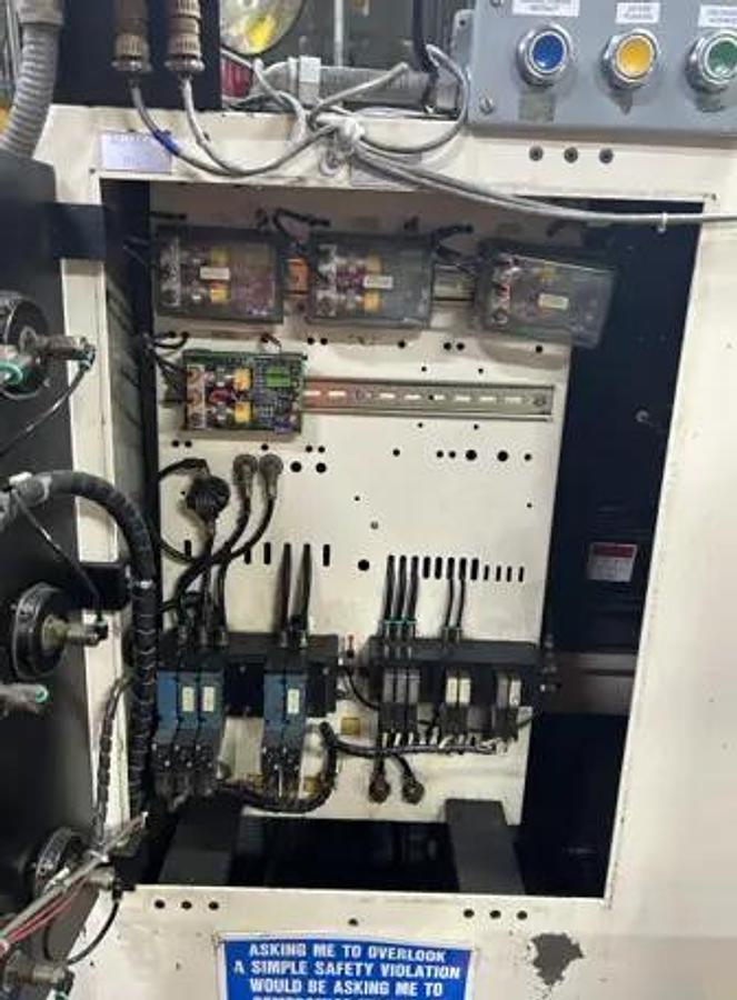 Used 110" WIDE DEACRO DA653D / 162C SIMPLEX REWINDER