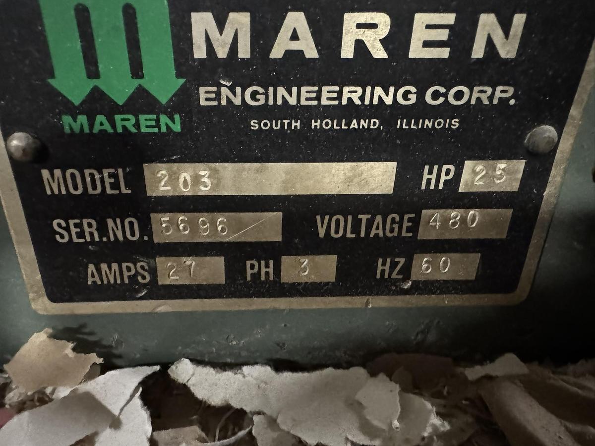 Used MAREN COMPLETE SHREDDING & BALING SYSTEM