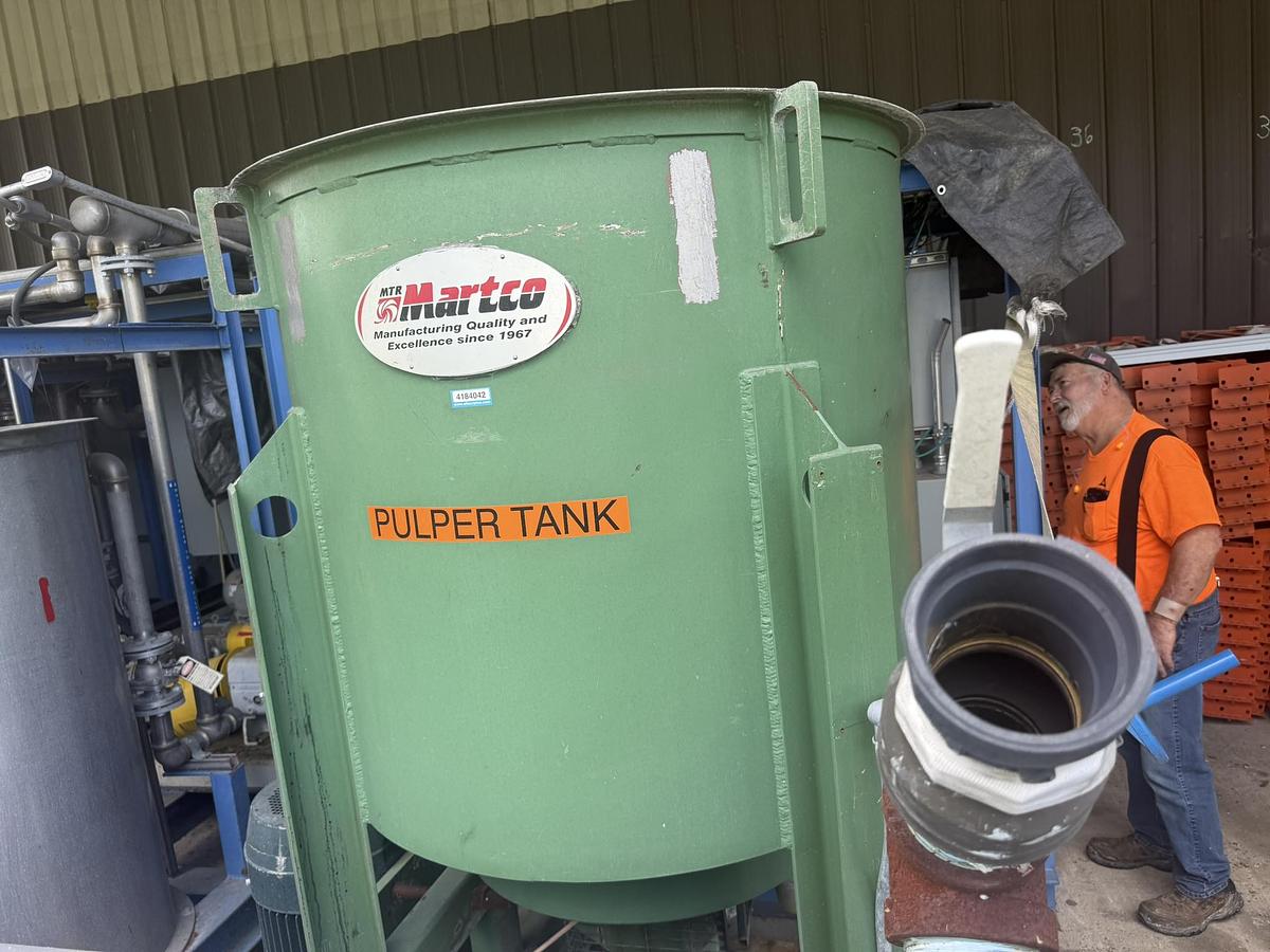 Used MARTCO MINI PULPER JOB 55125-E MANUFACTURED 2019