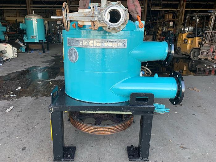 Used BLACK CLAWSON UV-100 PRESSURE SCREEN STAINLESS STEEL W/ MOTOR 2 OF 3