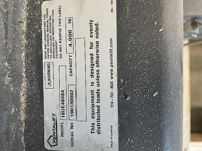 Used PENTA ROLL UPENDER 4000 LBS- NO LONGER AVAILABLE