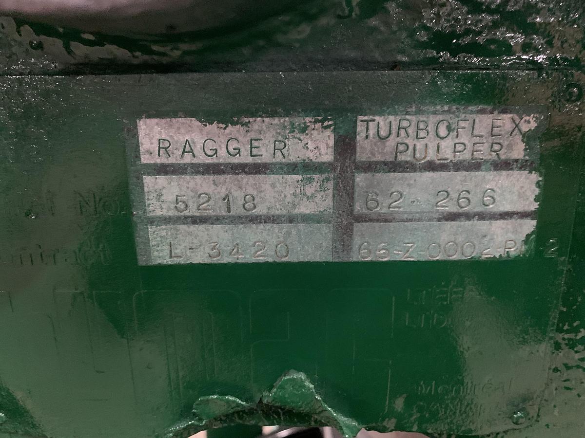 Used KADANT BLACK CLAWSON RAGGER W/ CONTROL PANEL