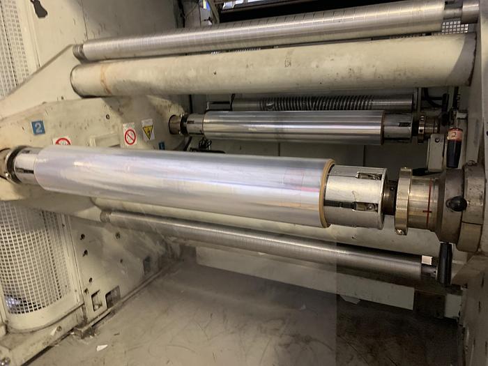 Used 40" ROTOMEC MODEL RS 4003 10 COLOR ROTOGRAVURE PRESS (SOLVENT INK) MFG. 2006