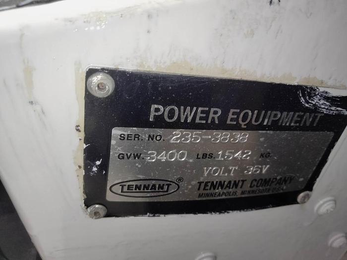 Used TENNANT FLOOR CLEANER SWEEPER MODEL 235E