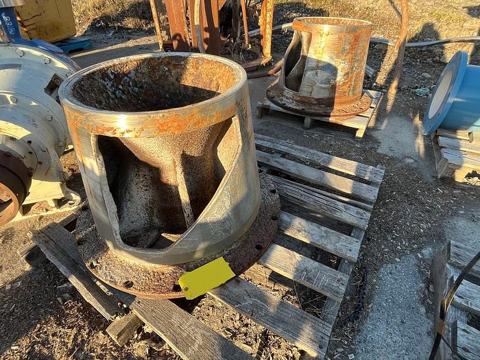 Used NASH CL9002 VACUUM PUMP PARTS (FOUR PARTS)