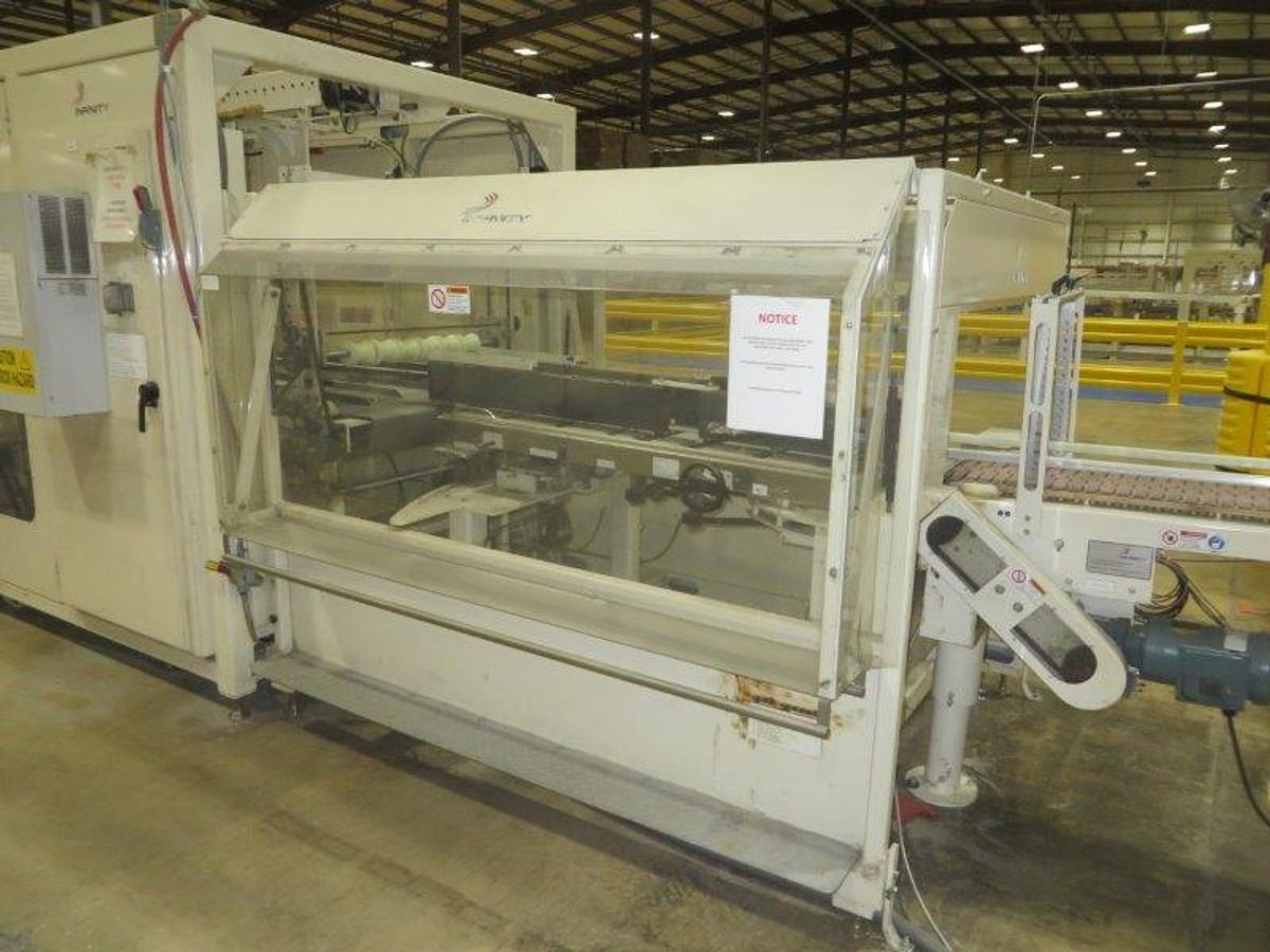 Used 2005 PERINI SINCRO 5.0 106" BRT REWINDING LINE WITH 2 LANE PERINI LOG SAW