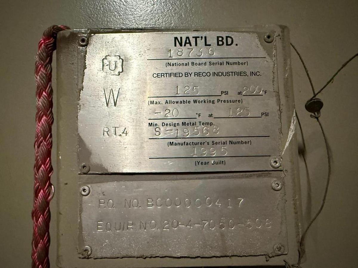 Used  NATIONAL BOARD PRESSURE VESSEL