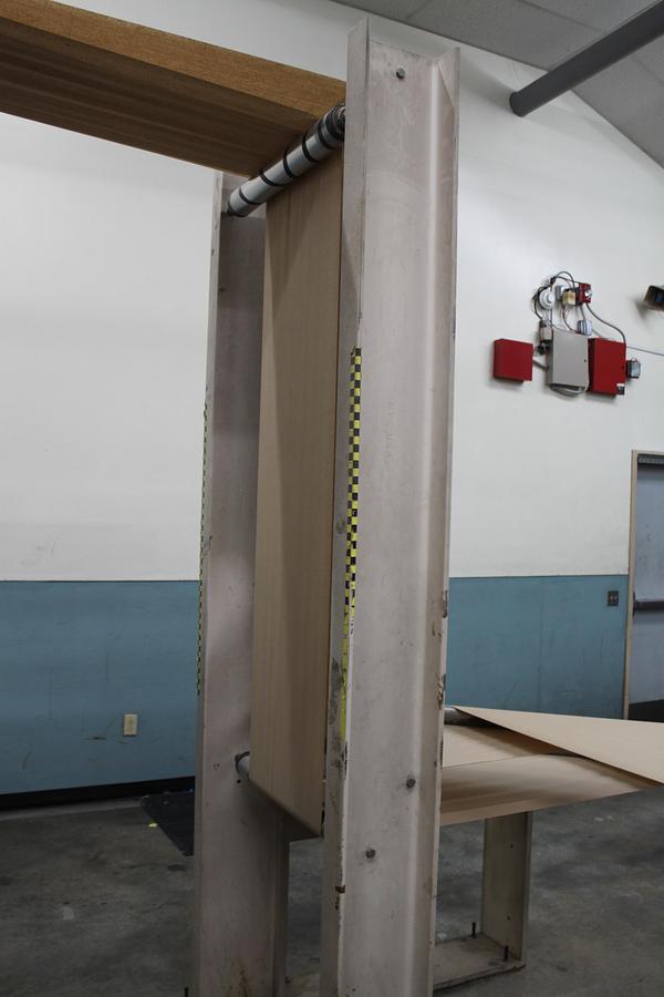 Used 37" WIDE GREENBAY ENGINEERING SINGLE FOLD DISPENCER TOWEL WITH BRETTING BANDER
