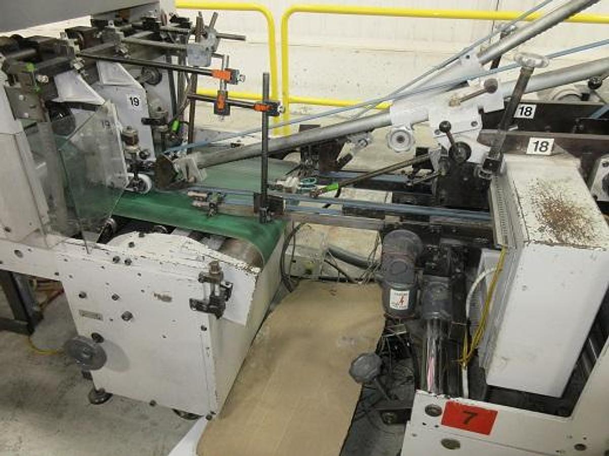 Used BOBST DOMINO 90 MATIC FOLDER GLUER 