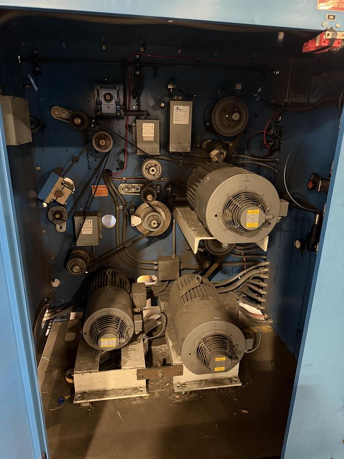 Used 62" DUSENBERY MODEL 835-24 DUPLEX SLITTER REWINDER 24" REWIND DIAMETER